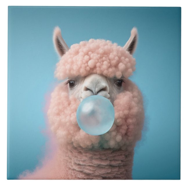 Llama Bubblegum Funny (Frente)
