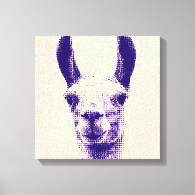 Llama Canvas Print (Frente)