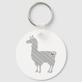 Llama Chaveiro striped