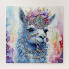 Llama Portrait Quebra-cabeça