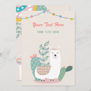 Llama Qualquer Convite Para Evento