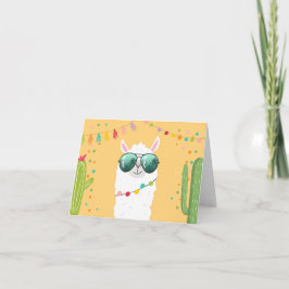 Llama Rama Cartões de agradecimentos Fiesta Party 