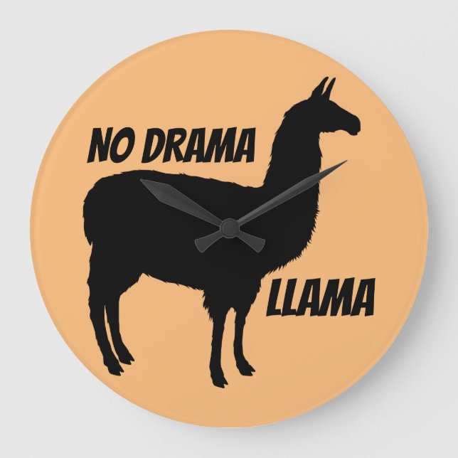 LLAMA SEM RELÓGIO DE PAREDE DRAMA (Frente)