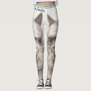 Llama Sorri com Leggings originais de arte