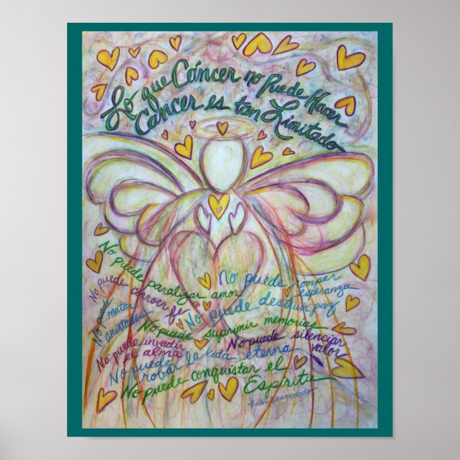 Lo que Cáncer no Puede Hacer Angel Poster (Frente)