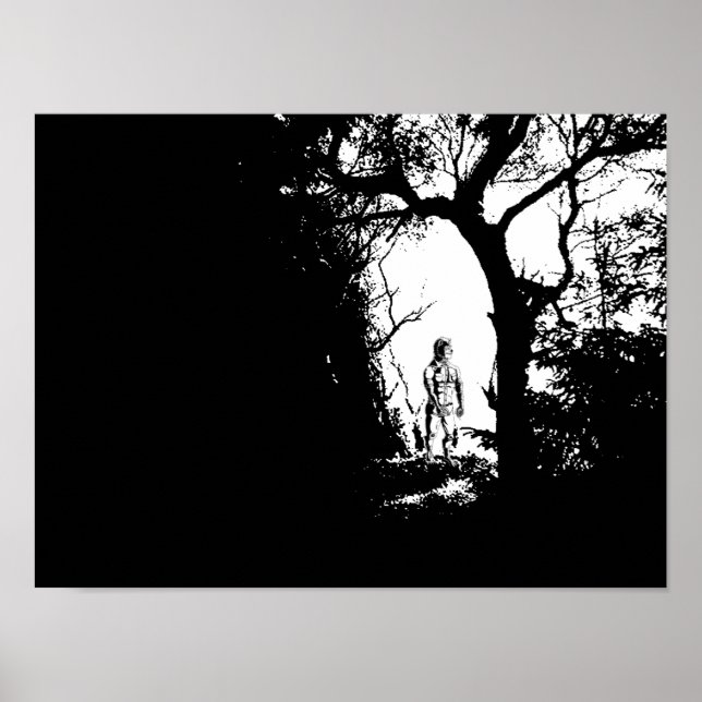 Lobisomem em Forest Poster (Frente)