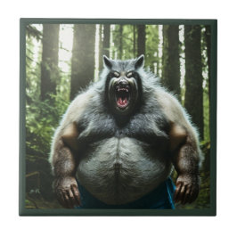 Lobisomem Que Comeu O Pequeno azulejo Da Vila