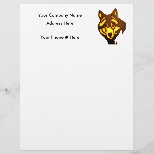 Lobo 1, Letterhead (Frente)