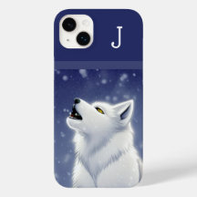 Lobo Branco Monograma Howling