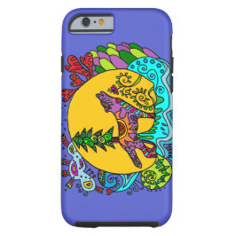 Lobo Caleidoscópio em Azul