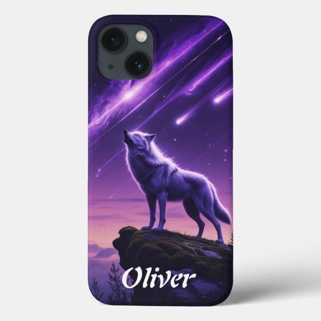Lobo Celestial - Caso Mystic Howl iPhone 13 (Verso)