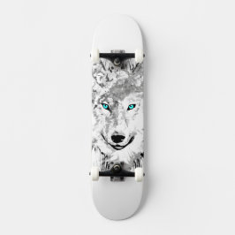 Lobo | Desenho do Lobo Cinza | Wolf Skateboard