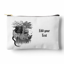 Lobo e Raven com crânio