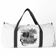 Lobo e Raven com crânio