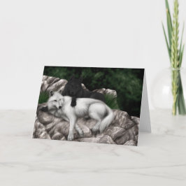 Lobo Negro, Cartão de Saudação do Lobo Branco