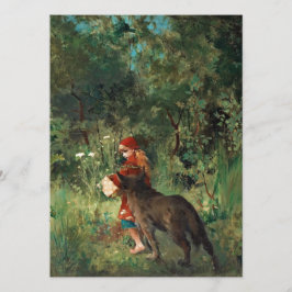 Lobo no Caminho com Vermelho