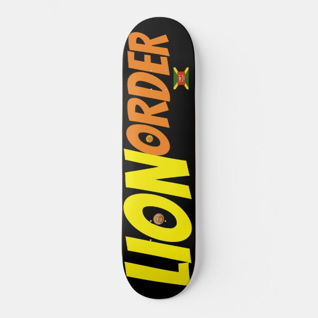 LOBO ORDEM Skateboard (Frente)