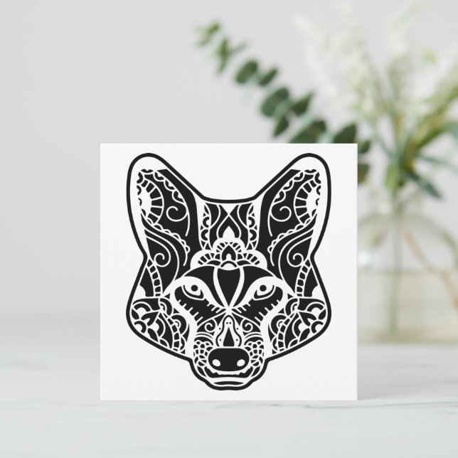 Lobo Tribal (Em pé/Frente)
