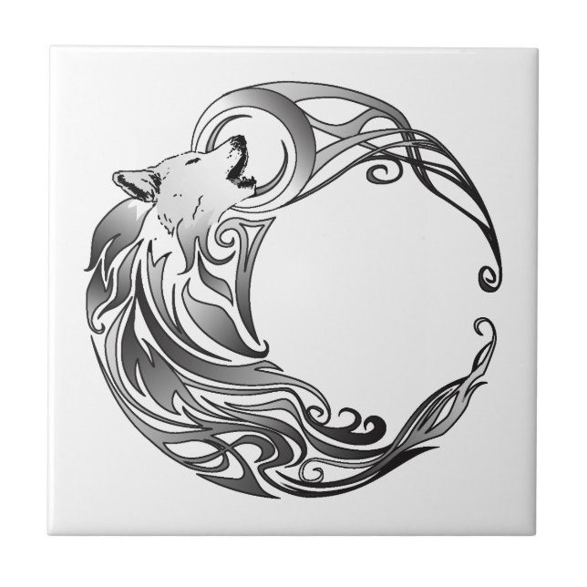 Lobo tribal - protegido (Frente)