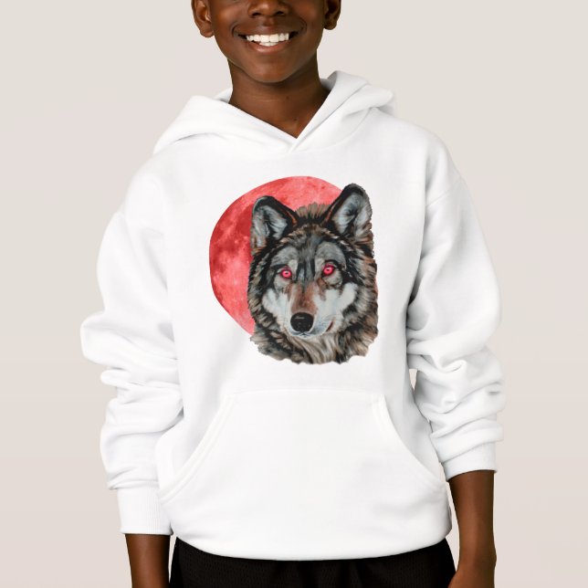 Lobo vermelho da lua (Frente)