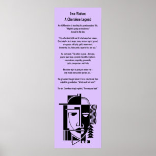 Lobos Cherokee da legenda dois do poster esse que