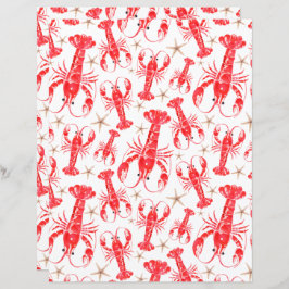 Lobsters Scrapbook Paper