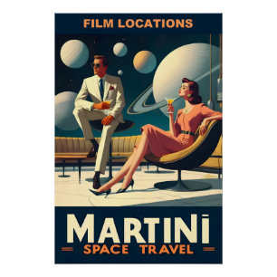 Locais de filmagem dos pôsteres de viagem espacial