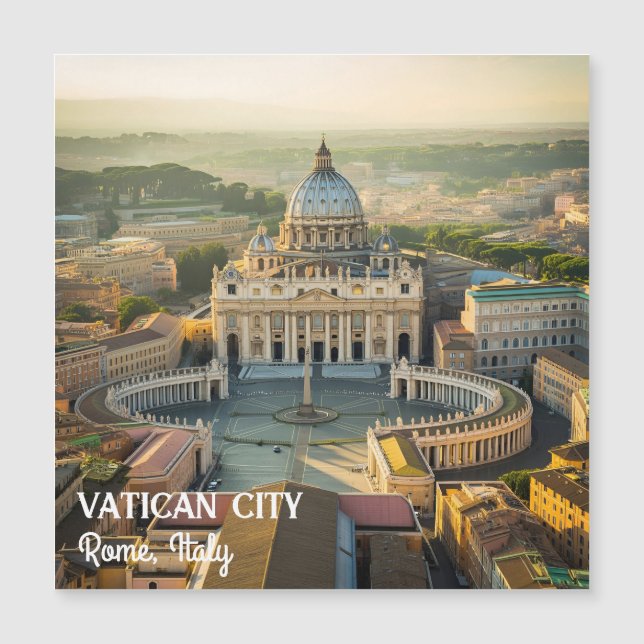 Locais Tranquilos na Cidade do Vaticano, Itália qu (Frente)
