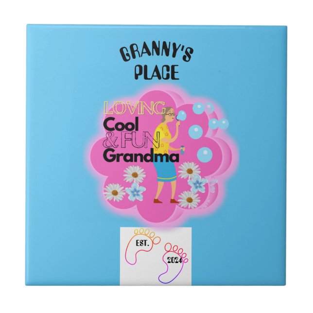 Local da vovó retrô dos anos 70 (Frente)