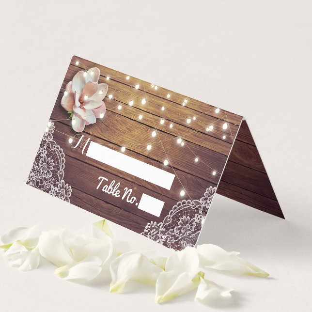 Local de Casamento Número da Tabela Floral Luz Lar (Criador carregado)