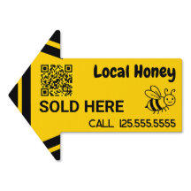 🌻 Local Mel Para Venda Sinal QR Personalizado De