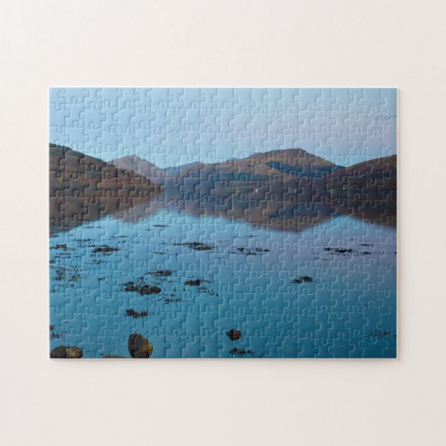 Loch Fyne em Azul, Escócia - quebra-cabeça (Horizontal)