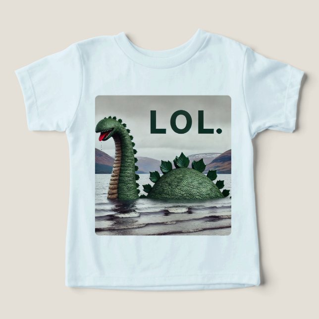 Loch Ness Monster Scottish Holiday LOL (Design frontal)