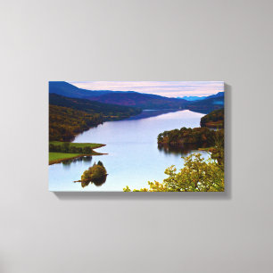 Loch Tummel, Queen's View, Scotland Canvas print