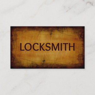Locksmith Cartão de visita