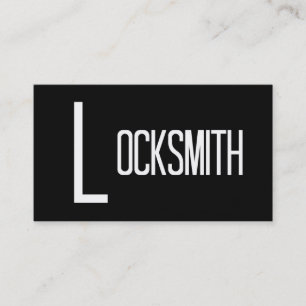 Locksmith Cartão de visita
