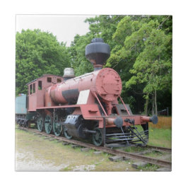 Locomotiva a Vapor Americana Antiga