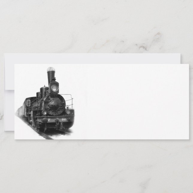 Locomotiva a vapor antiga (Frente)