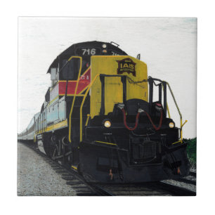 Locomotiva do Comboio nos Caminhos de Ferro