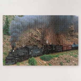 Locomotiva do trem a vapor nº 11 Quebra-cabeça de 