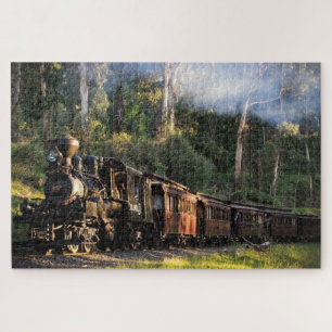 Locomotiva do trem a vapor nº 17 Quebra-cabeça de
