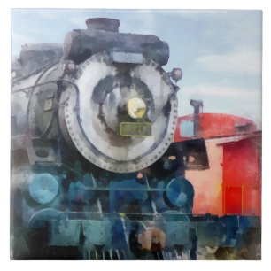 Locomotiva e Caboose