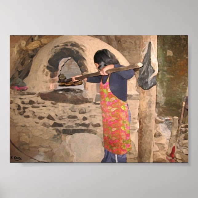 L'odeur du dor á l'huile Oils Atwork Poster (Frente)