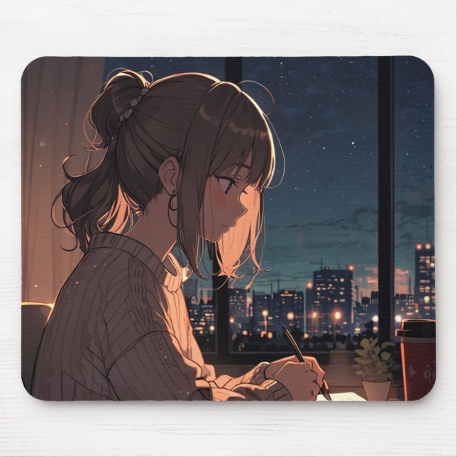 Lofi Girl Mousepad (Frente)