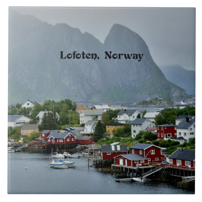 Lofoten, fotografia de paisagem cênica da Noruega (Frente)