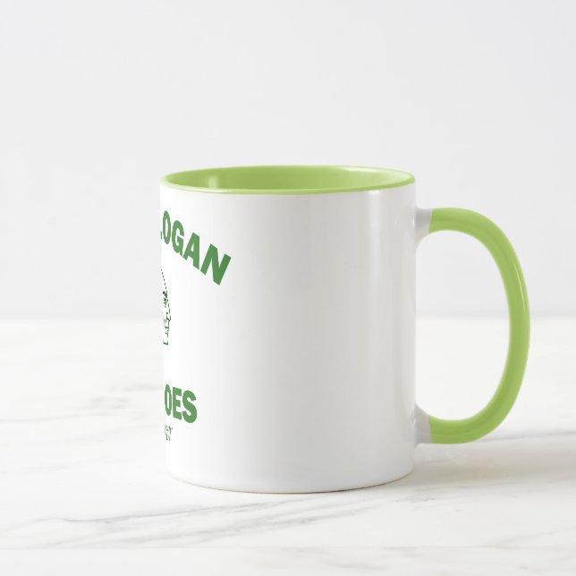Logan principal caneca da campainha de 15 onças (Direita)
