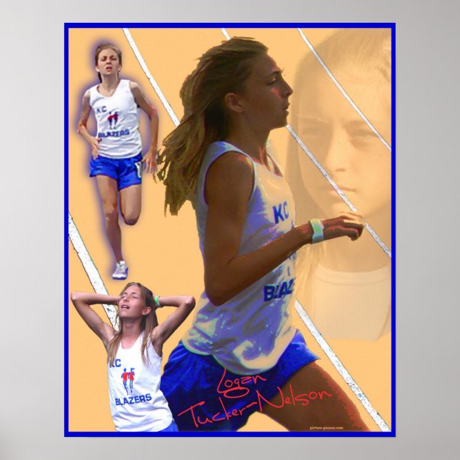 Logan Tucker-Nelson Track Poster (Frente)