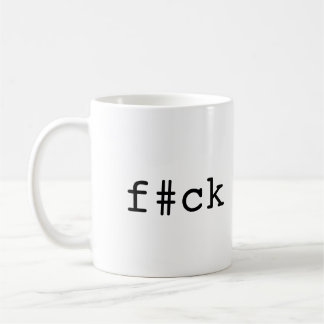 lógica do f#ck. Caneca