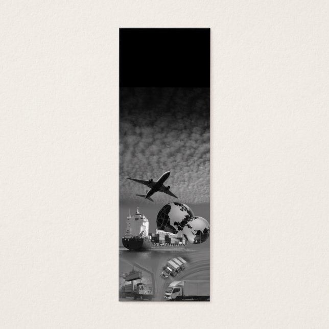 Logística de Frete Vertical Magra Modelo Preto (Frente)