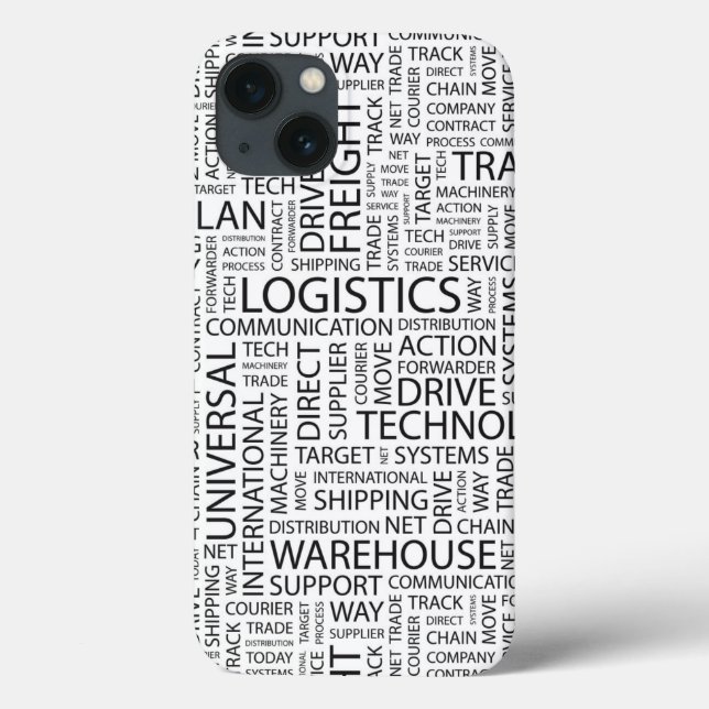 LOGISTICS pattern with words (Verso)